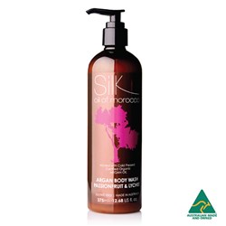 SILK OIL OF MOROCCO Argan vegan body wash - passionfruit & lychee
